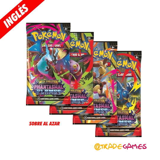 Pokémon TCG Mega Evolution - Phantasmal Flames Booster INGLÉS ( 1 unidad )