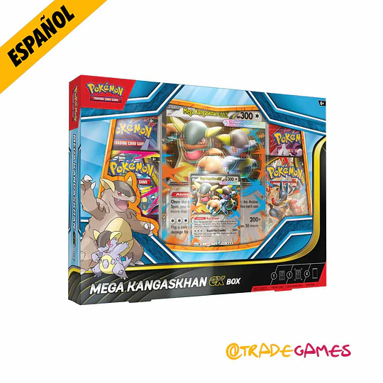 Pokémon TCG Mega Kangaskhan ex Box ESPAÑOL