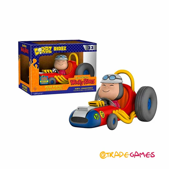 Funko Dorbz Ridez - PETER PERFECT whit turbo terrific 33 SATURDAY MORNING CARTOONS 1500 pcs