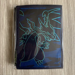 Pokémon TCG Sleeves - Mega Charizard X (ETB Phantasmal Flames)