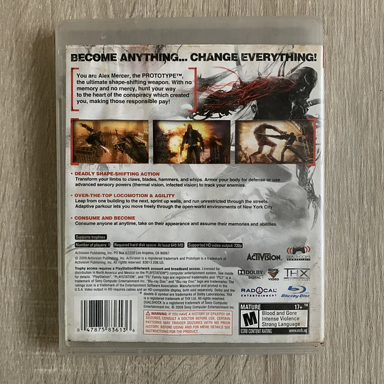 PROTOTYPE PS3 (USADO)