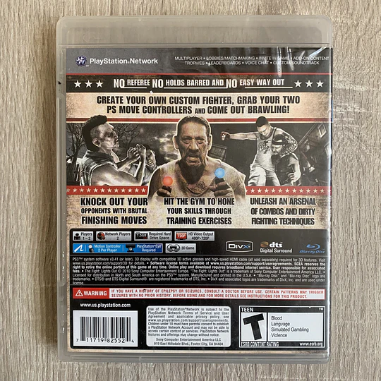 THE FIGHT: Lights Out PS3 (USADO)