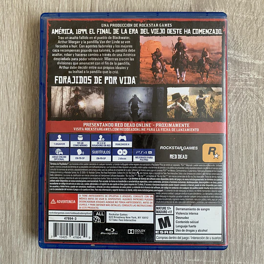 RED DEAD REDEMPTION 2 PS4 (USADO)