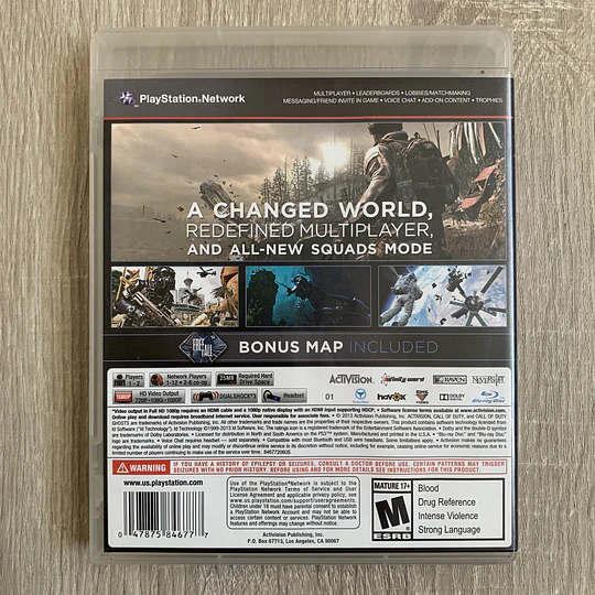 CALL OF DUTY: Ghosts PS3 (USADO)