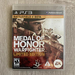 MEDAL OF HONOR: Warfighter Limited Edition PS3 (USADO)
