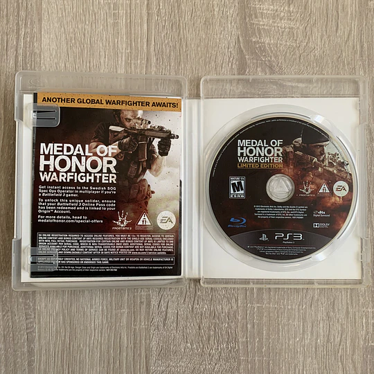 MEDAL OF HONOR: Warfighter Limited Edition PS3 (USADO)