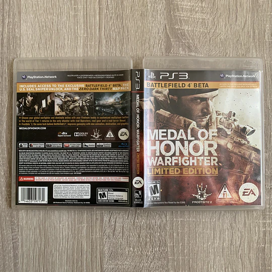 MEDAL OF HONOR: Warfighter Limited Edition PS3 (USADO)