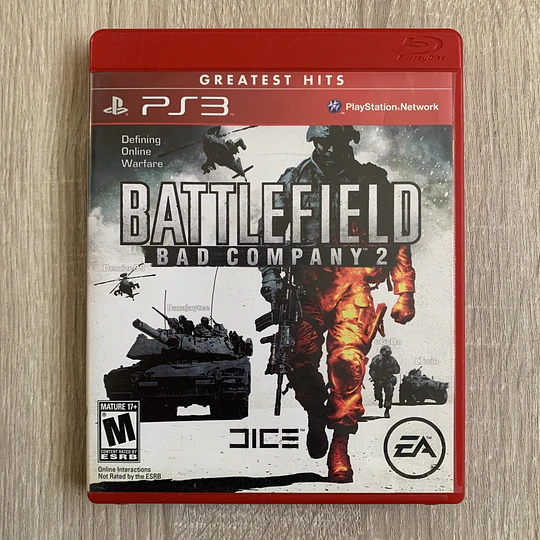 BATTLEFIELD: Bad Company 2 PS3 (USADO) Greatest Hits