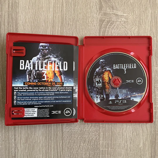 BATTLEFIELD 3 PS3 (USADO) Greatest Hits