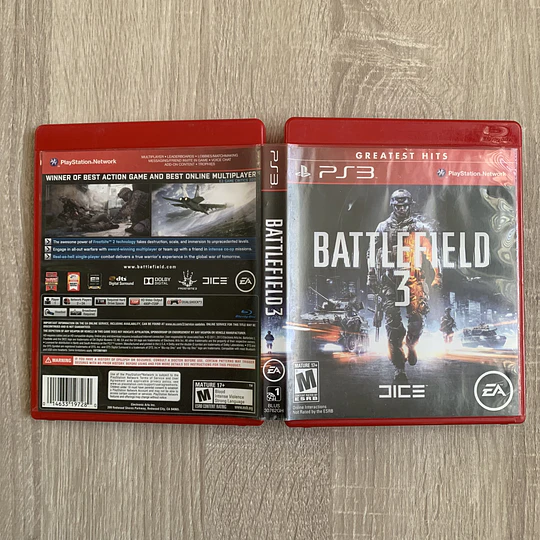 BATTLEFIELD 3 PS3 (USADO) Greatest Hits