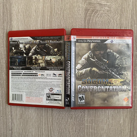SOCOM U.S. NAVY SEALs: Confrontation PS3 (USADO) Greatest Hits