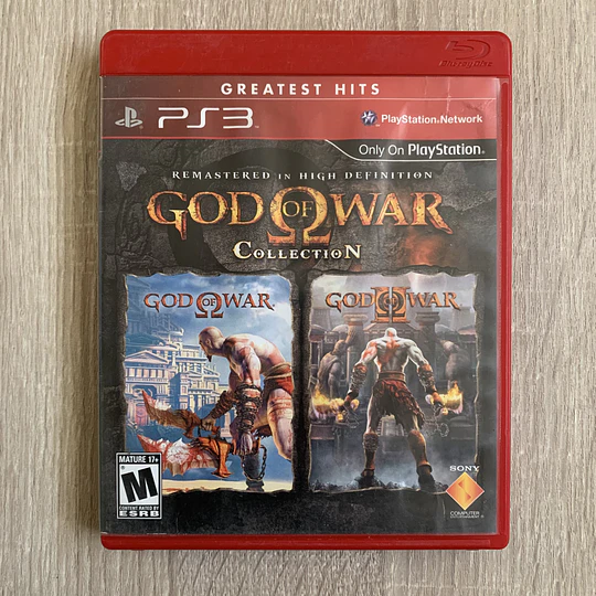 GOD OF WAR Collection PS3 (USADO) Greatest Hits