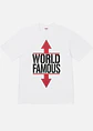 Camiseta blanca Supreme World Famous - Miniatura 1