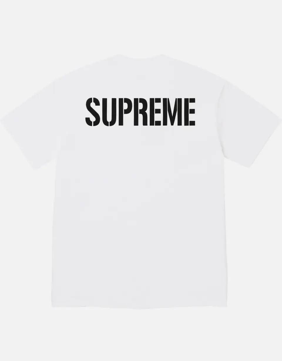 Camiseta blanca Supreme World Famous 2