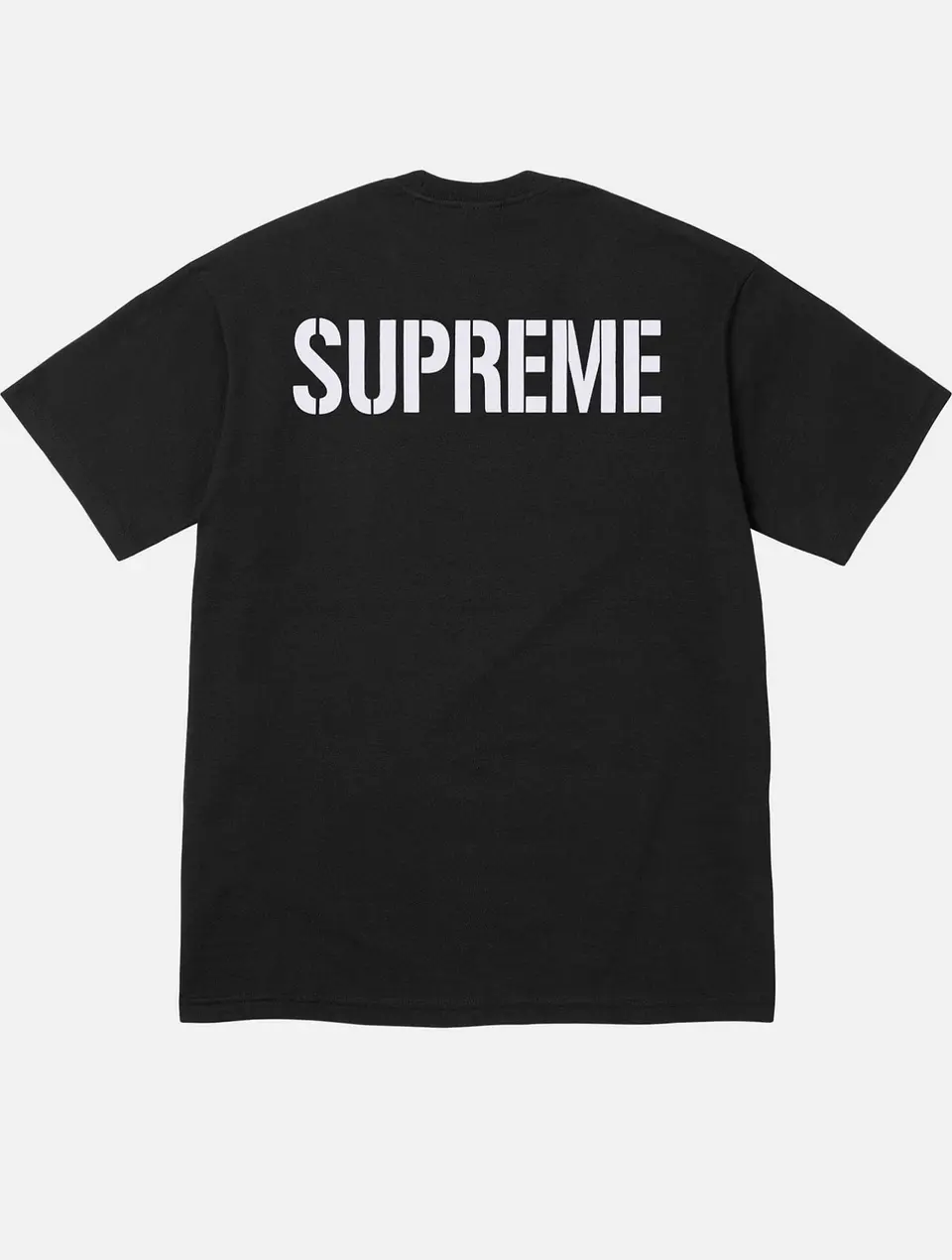 Camiseta negra Supreme World Famous 2