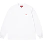Camiseta de manga larga Supreme Small Box Tee Blanca