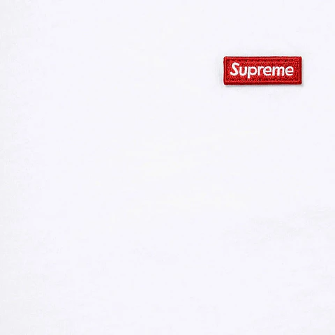 Camiseta de manga larga Supreme Small Box Tee Blanca
