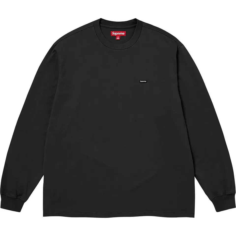 Camiseta de manga larga Supreme Small Box Tee Negra 1