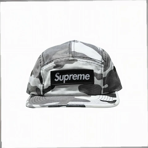 Gorra Supreme Washed Chino Twill Camp snow camo