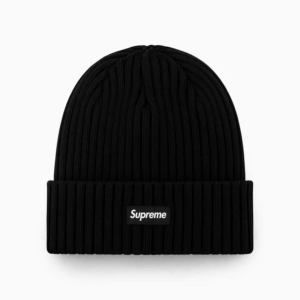Gorro Supreme Overdyed negro 1