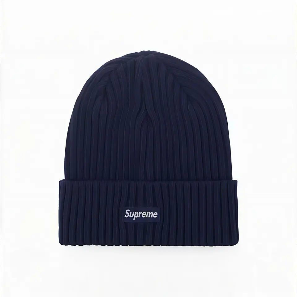 Gorro Supreme Overdyed azul marino 1