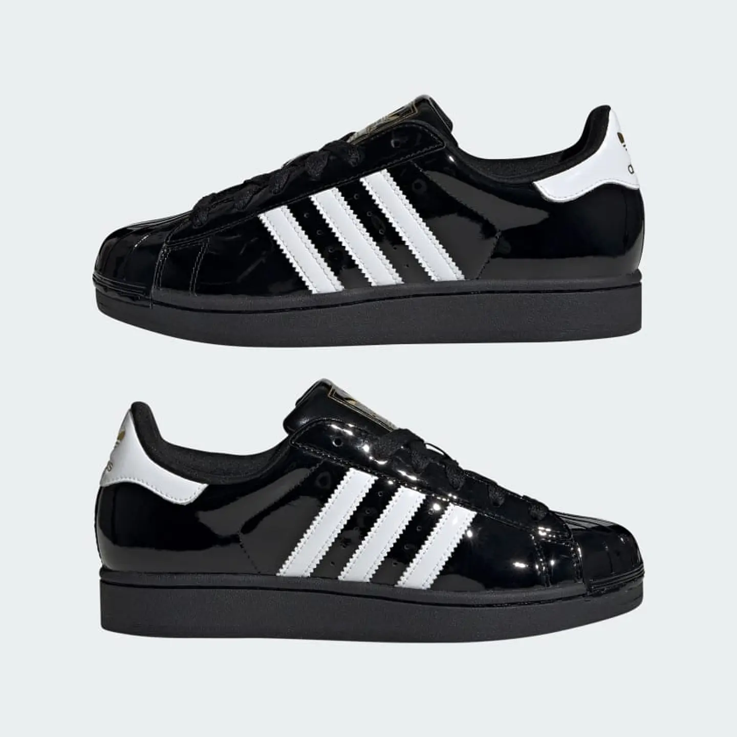 SUPERSTAR II SHOES GLOSSY WHITE 9