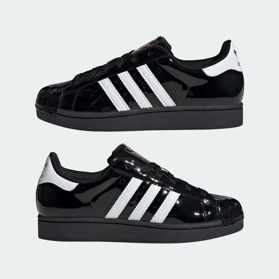SUPERSTAR II SHOES GLOSSY WHITE 9