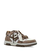 Zapatillas Off-White modelo Out Of Office en color marrón y gris - Miniatura 3