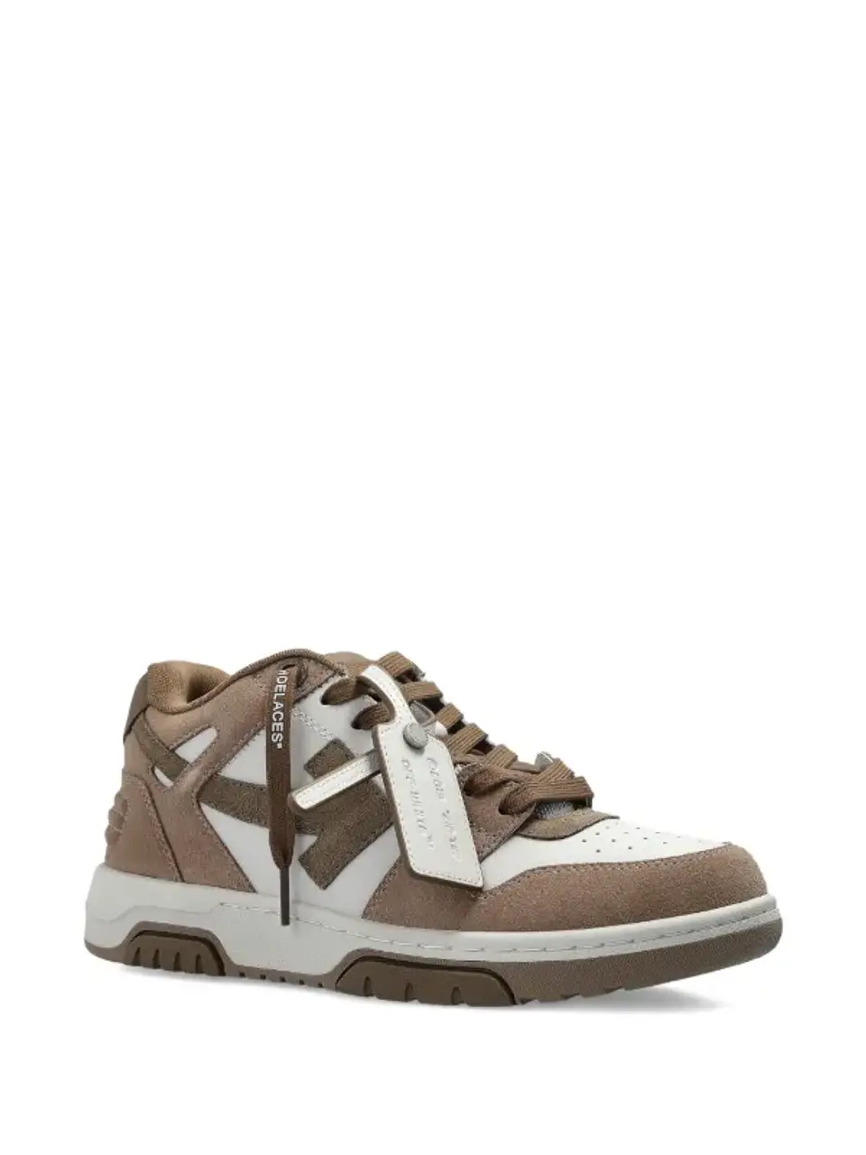 Zapatillas Off-White modelo Out Of Office en color marrón y gris 3