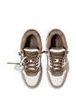 Zapatillas Off-White modelo Out Of Office en color marrón y gris - Miniatura 4