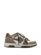 Zapatillas Off-White modelo Out Of Office en color marrón y gris - Miniatura 1