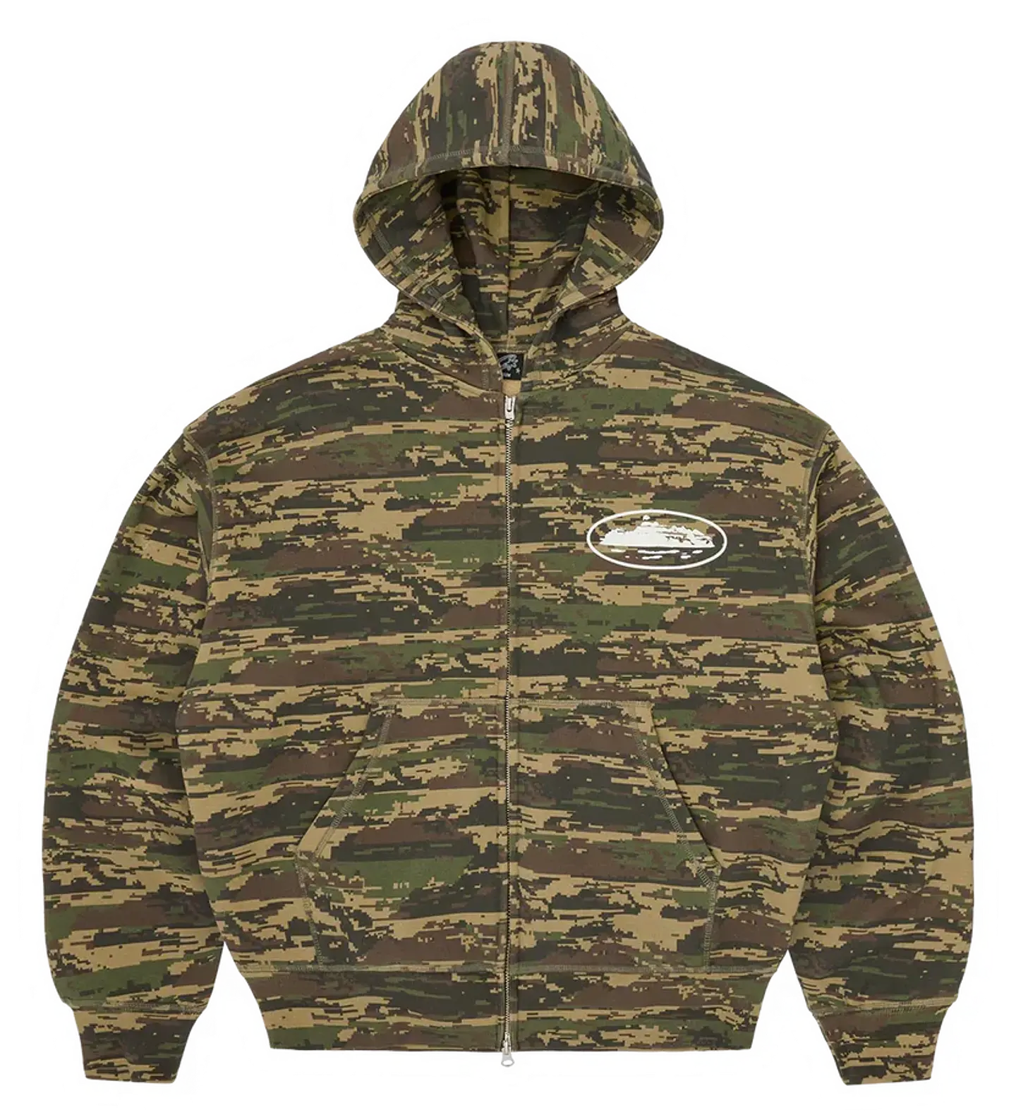 Campera Corteiz Island Puff Print Digi Camo 1