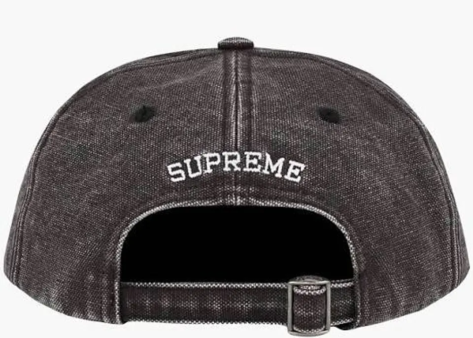Supreme Pigment Canvas S Logo 6 paneles Negro 2