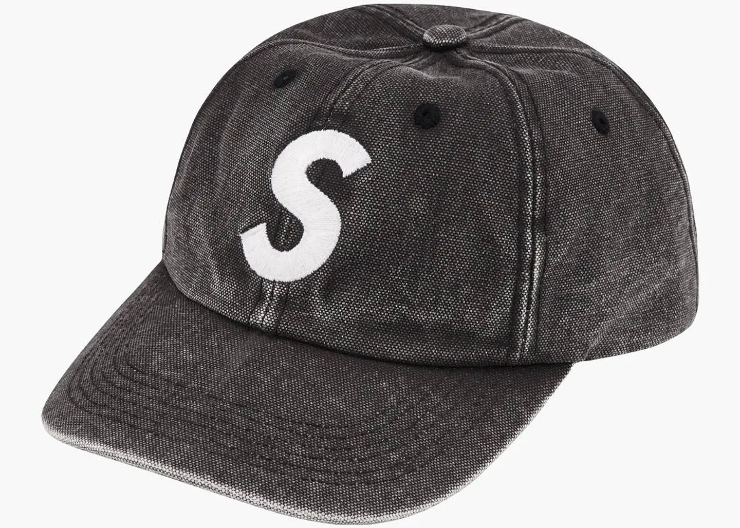Supreme Pigment Canvas S Logo 6 paneles Negro 1