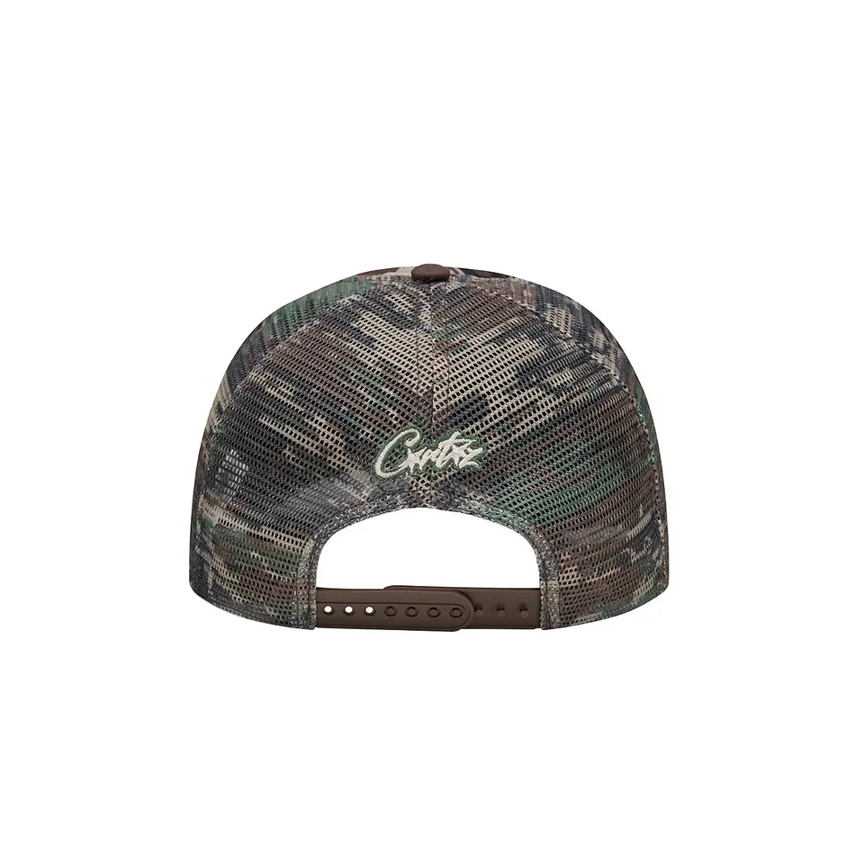 Gorra Corteiz trucker island puff print digi camo 2