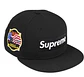 Gorra Supreme x FDNY Box Logo New Era en color azul marino - Miniatura 1
