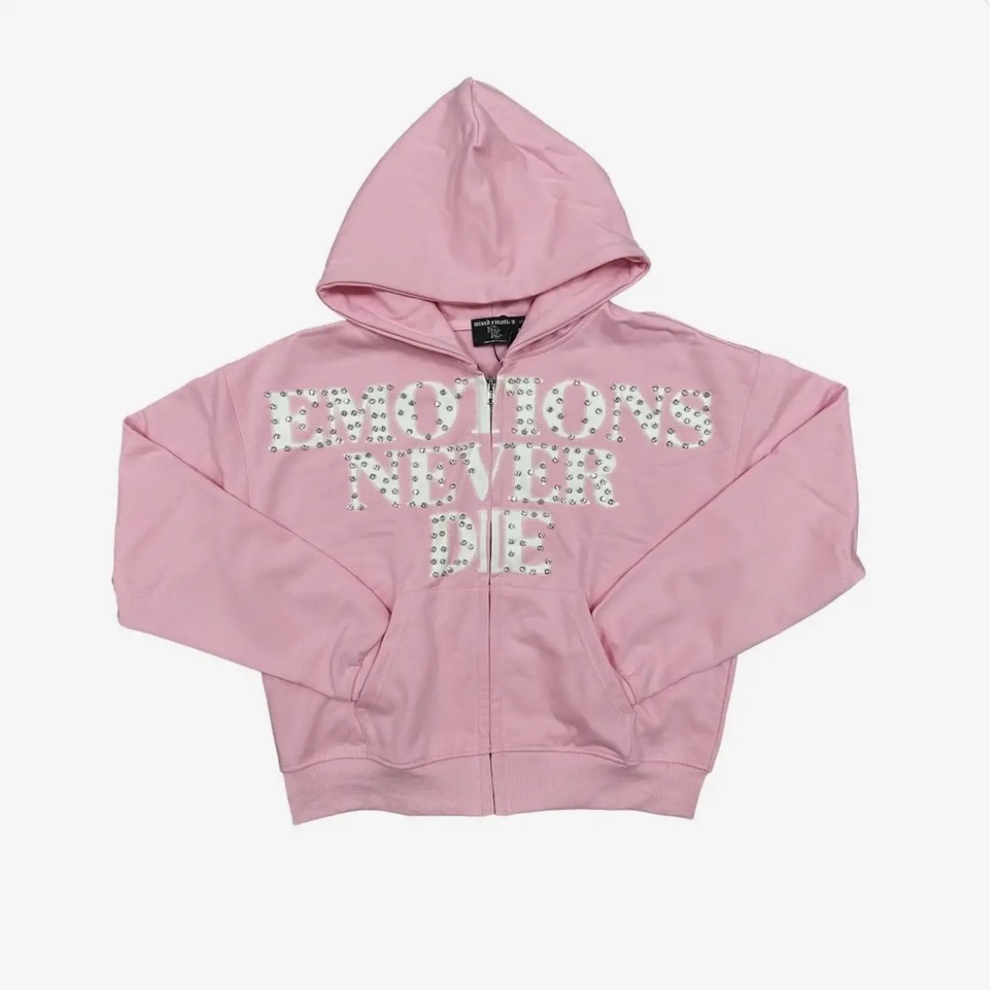 Campera MIXEDEMOTIONS rinhestone rosada  1