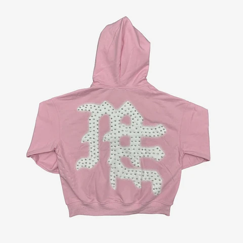 Campera MIXEDEMOTIONS rinhestone rosada 