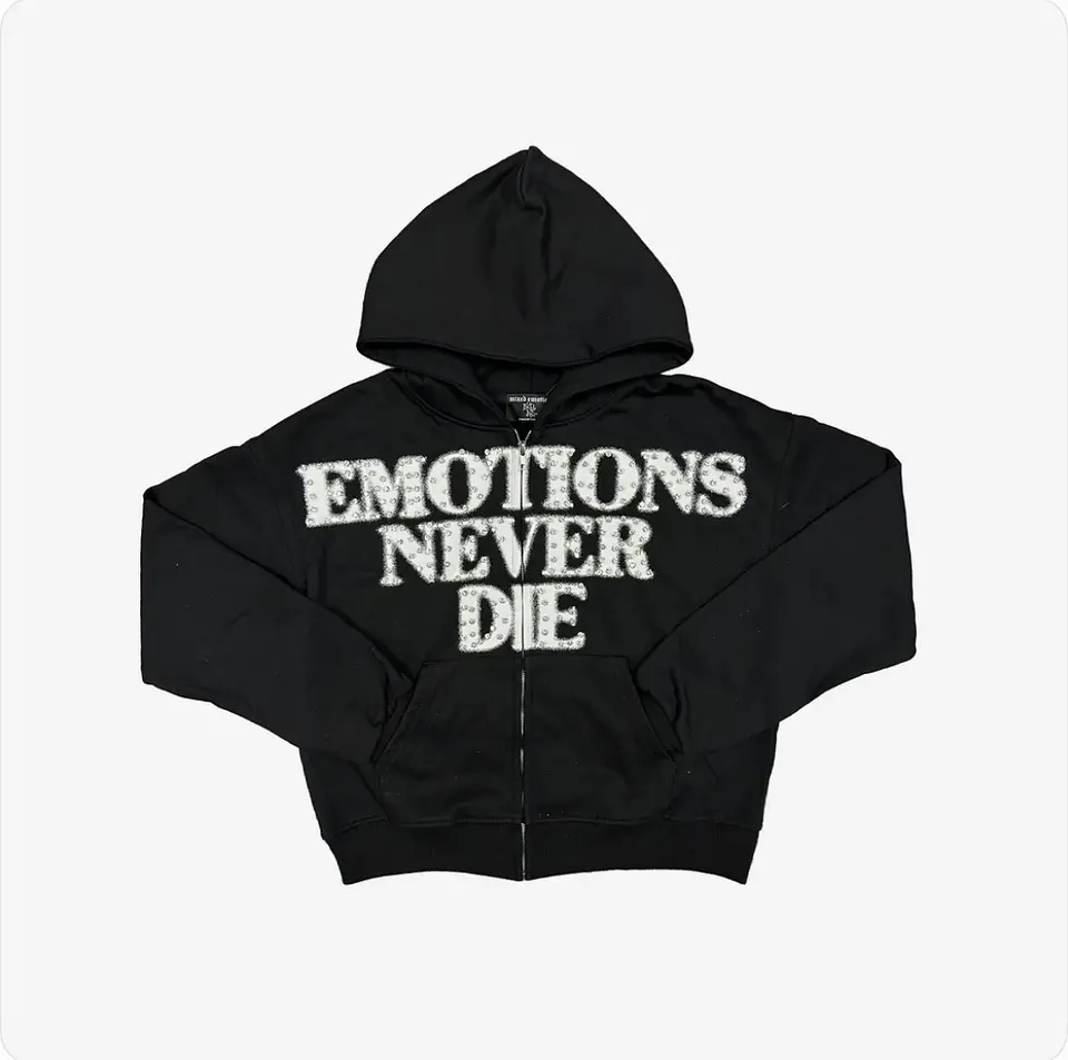 Campera MIXEDEMOTIONS rinhestone negra  1