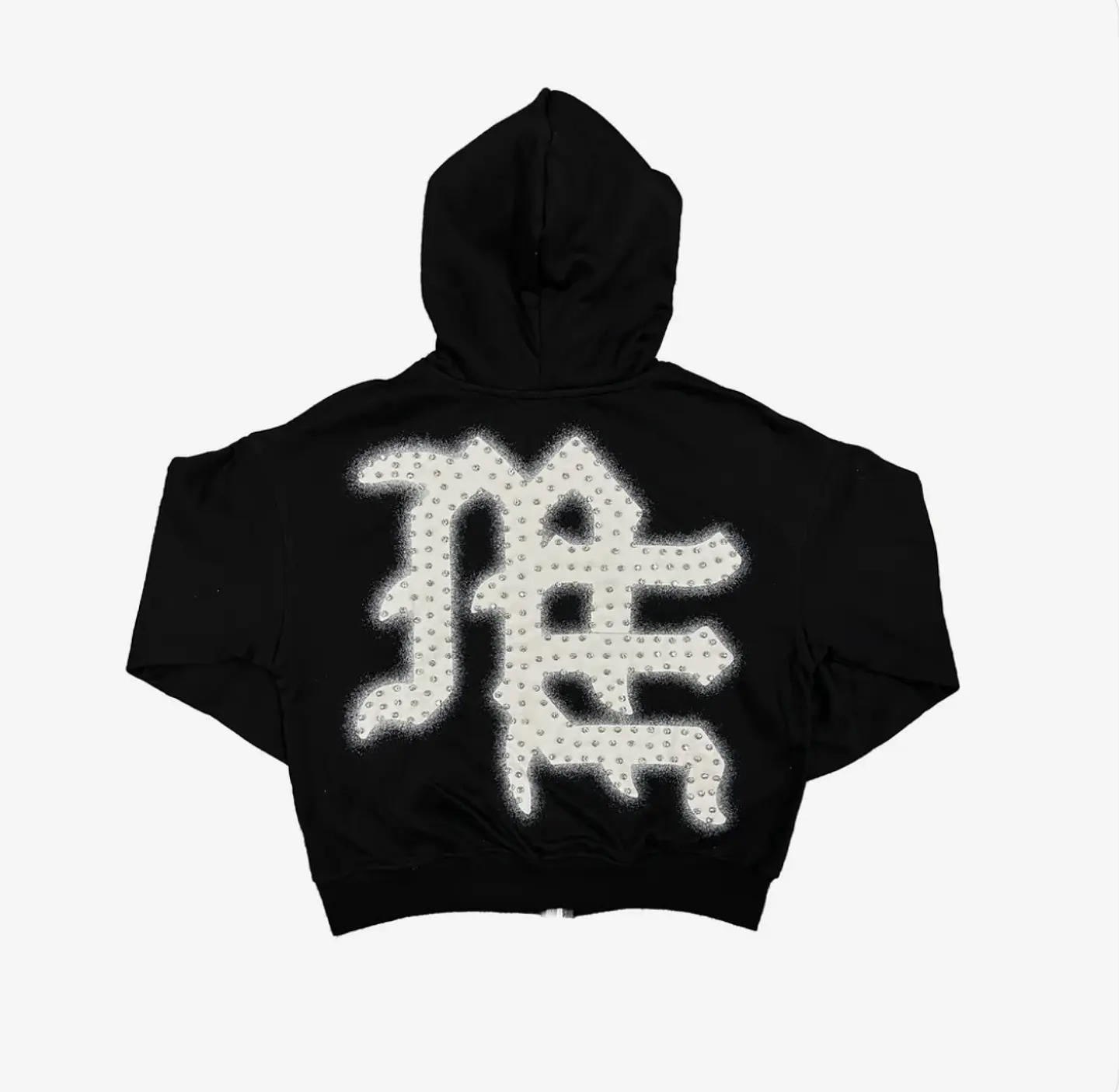 Campera MIXEDEMOTIONS rinhestone negra  2