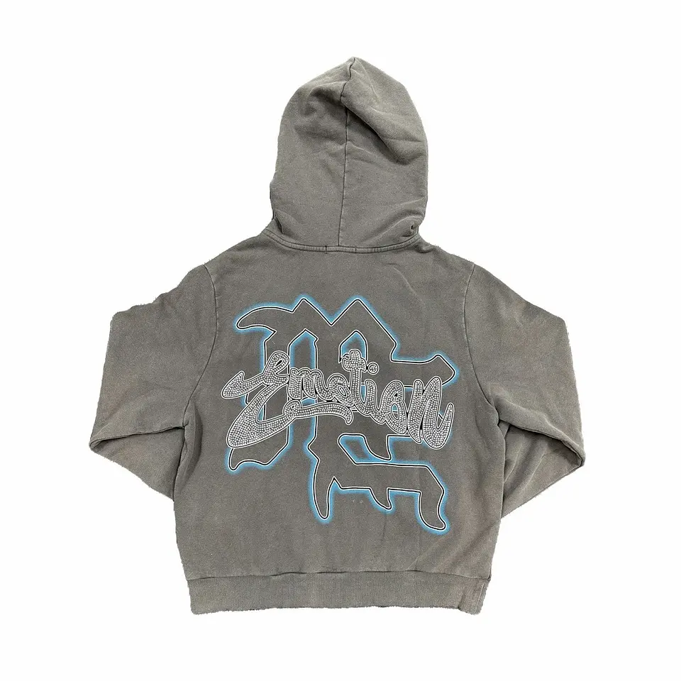 Campera MIXEDEMOTIONS rinhestone gris 1