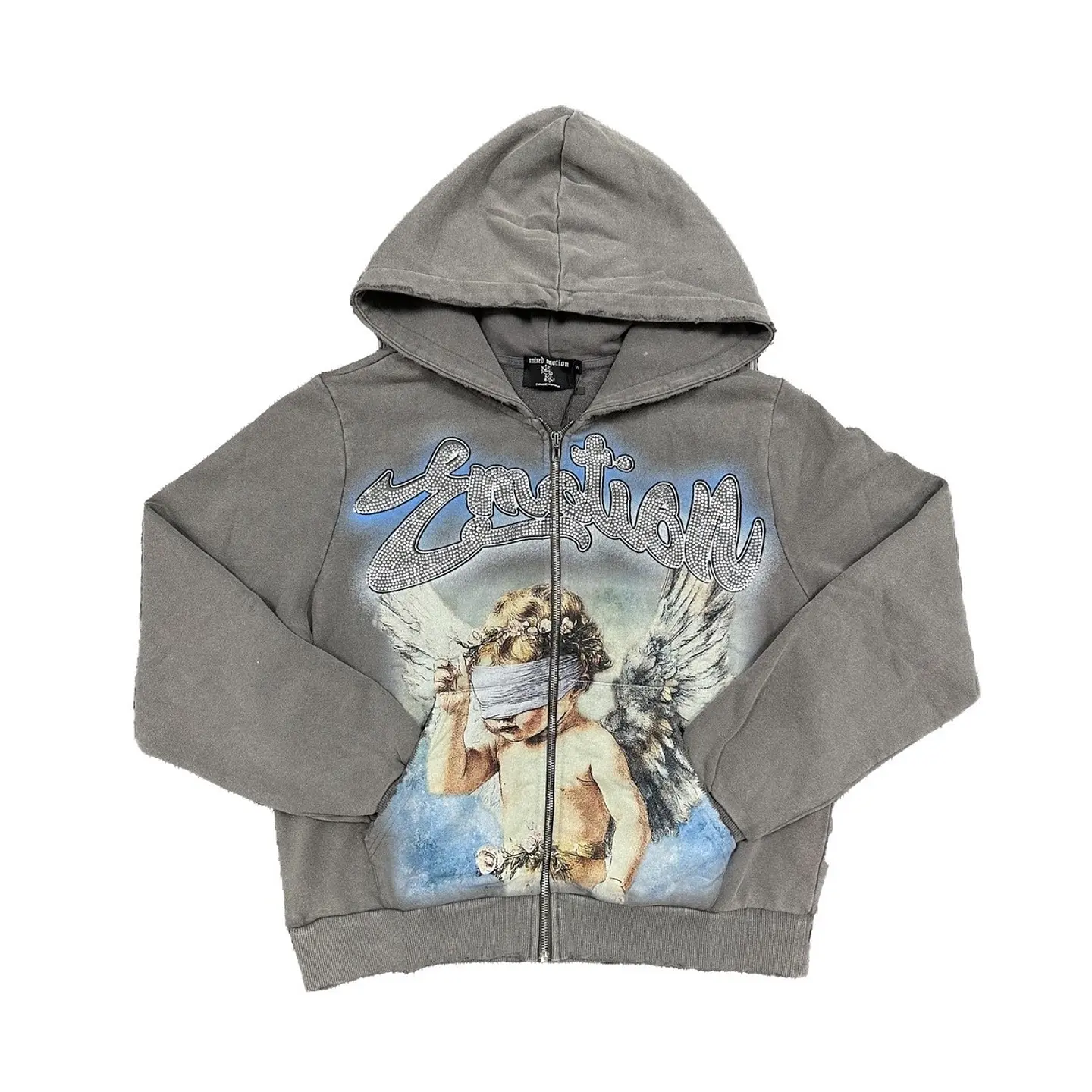 Campera MIXEDEMOTIONS rinhestone gris 2