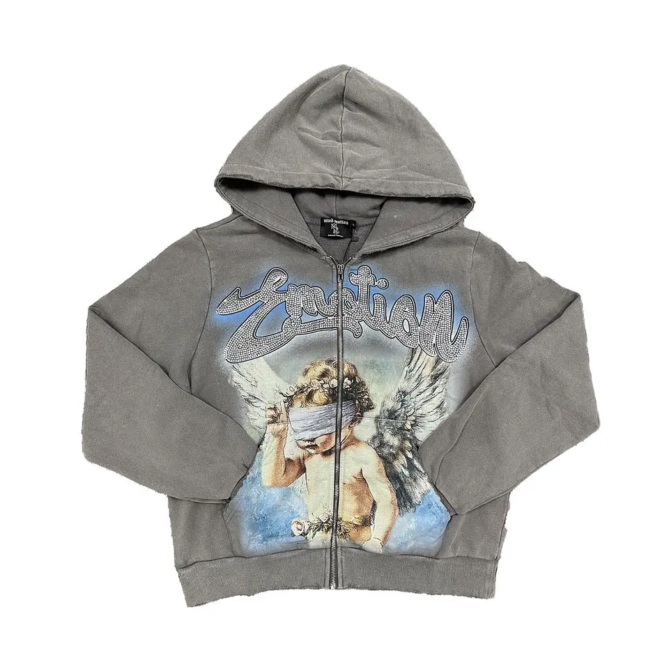 Campera MIXEDEMOTIONS rinhestone gris 2