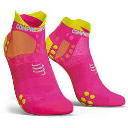Calcetín Run Low v3  Rosado Compressport
