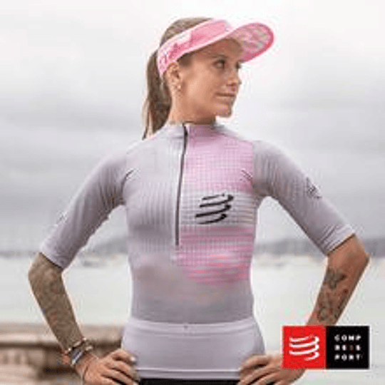 Tri Postural SS Top Gris Women  -NEW