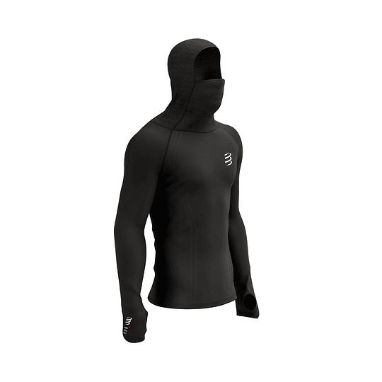 3D THERMO ULTRALIGHT RACING HOODIE NEGRO - NEW