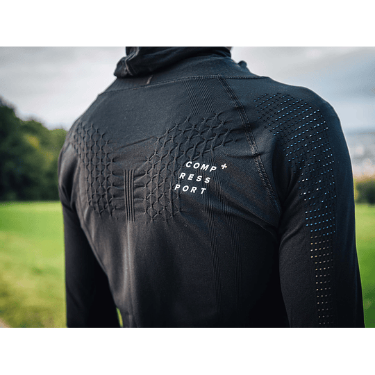 3D THERMO ULTRALIGHT RACING HOODIE NEGRO - NEW