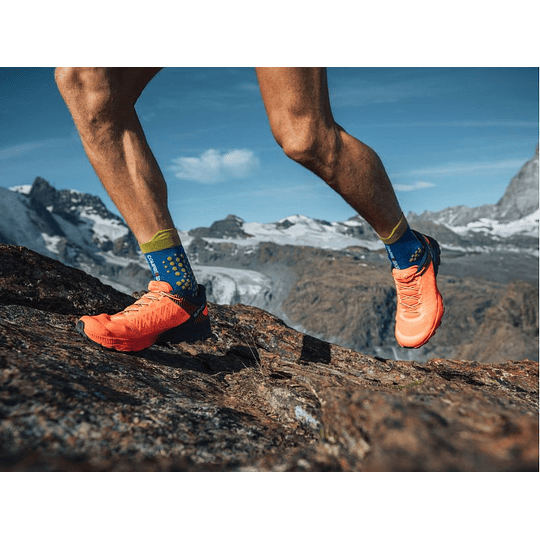 Calcetín Trail V3 Blue Lime - NEW
