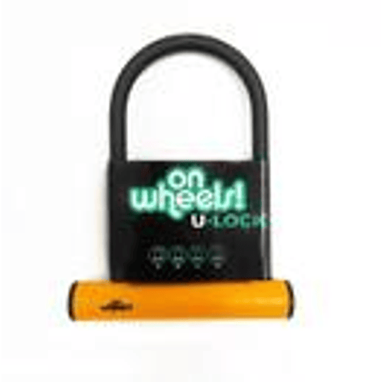 Candado U-Lock Onwheels Corto - Naranjo
