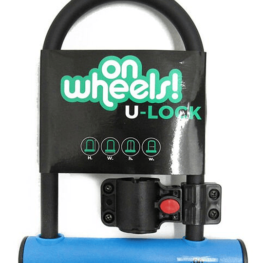 Candado U-Lock Onwheels Corto con Sporte - Colores